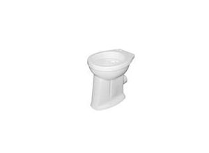 4333692056281 - - TrendLine Stand-Flachspül-WC Alpha weiß erhöht 475 x 355 x 495 cm Keramik