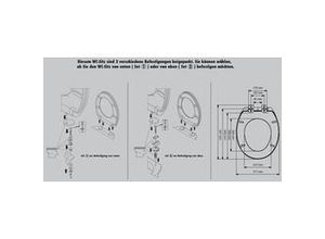 4333692058131 - WC-Sitz Sunset abnehmbar mit Absenkautomatik