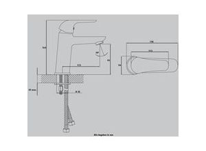 4333692061599 - Waschtischarmatur Passau verchromt