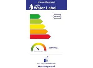 4333692061650 - Waschtischarmatur Leipzig wassersparend mit Water Label