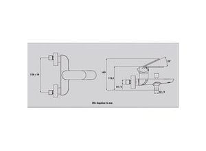 4333692062435 - Badewannenarmatur Prag schwarz matt