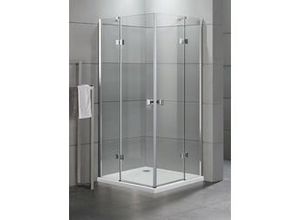 4333692063807 - TrendLine Dusch-Eckeinstieg-Tür Easy-6 Open 90 x 90 cm Klarglas chrom