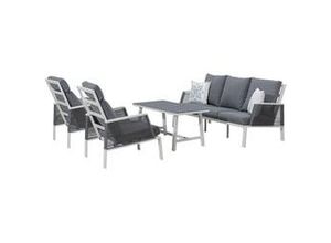 4333692228893 - Lounge Set Cervia Inkl Sitz- Rücken- und Zierkissen