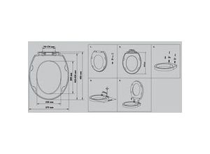 4333692247115 - WC-Sitz mit Absenkautomatik Seemann weiß WC-Sitz - Primaster