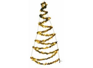 4333692378550 - Trendline - led Aufhänger Tannenbaum 150 cm warmweiß Außen mit Timer Jahreszeitliche Dekoration