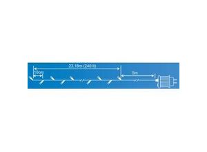 4333692533126 - LED-Lichterkette Classic Außen 232 m warmweiß-kaltweiß mit Timer Lichterketten - Trendline