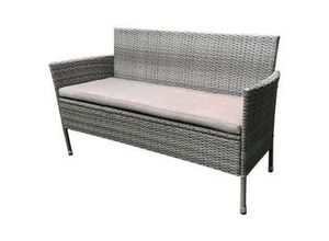 4333692578394 - TrendLine Rattanbank 3 Sitzer Greta 149 x 59 x 85 cm