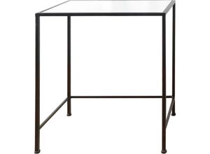 4333692738767 - TrendLine BEISTELLTISCH MIT MARMOR H5855031 cm Matt Schwarz