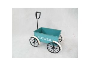 4333692879408 - Trendline - Pflanzgefäß Ziehwagen Maße 62 x 45 x 42 cm Gartenfiguren