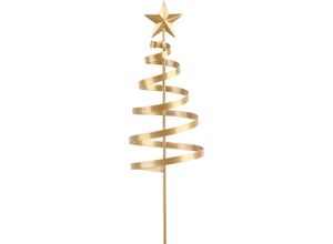 4333692880909 - Trendline - Dekostecker Eisen Weihnachtsstern 100 x 11 cm gold Stecker