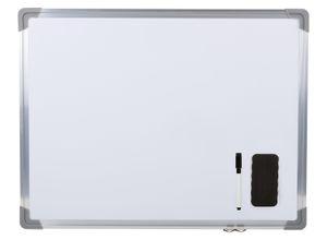 4334036094808 - UNITED OFFICE® Whiteboard mit magnetischem Trockenschwamm und Whiteboardmarker