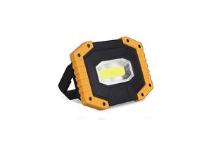 4421927559970 - Tinor - Wiederaufladbares LED-Flutlicht 30 w 2000 lm Baustellen-Flutlicht Arbeitslicht 3 Modi tragbare Laterne USB-LED-Flutlicht für Camping