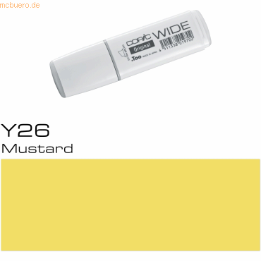 4511338019498 - 3 x Marker Wide Y26 Mustard