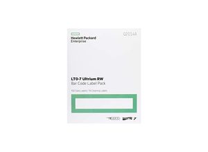 4514953944770 - Hewlett Packard Enterprise - Hpe lto-7 ultrium rw bar code label pack q2014a