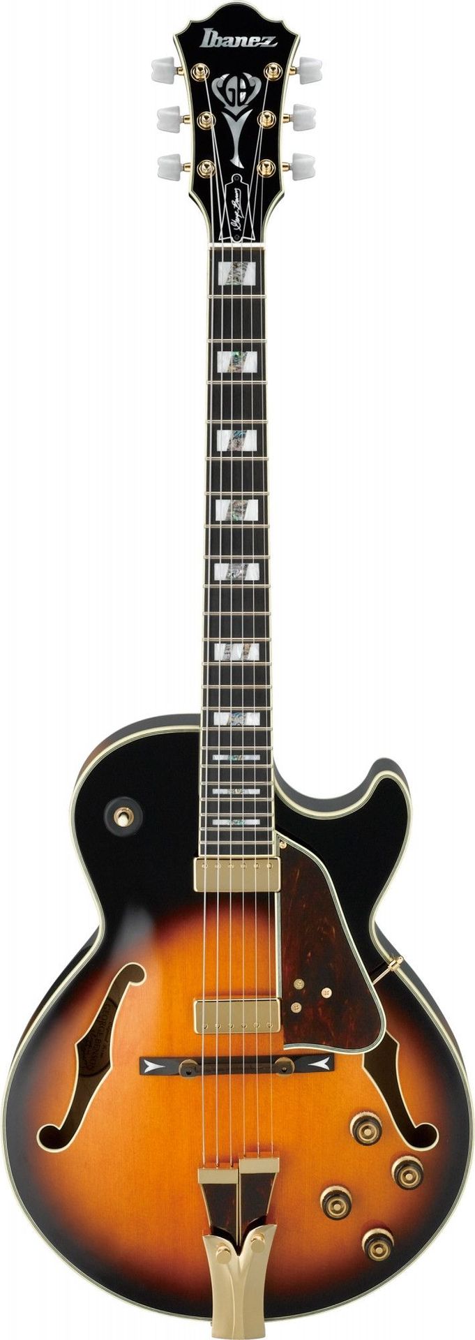 4515110001718 - GB10-BS George Benson Signature Hollowbody Brown Sunburst incl Koffer