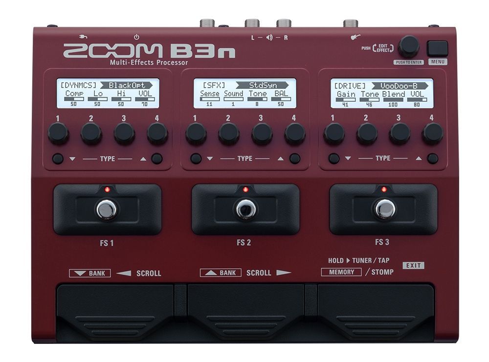 4515260017324 - Zoom B3n Multieffektgerät für E-Bass neue Serie