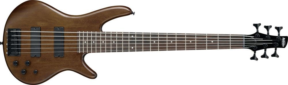 4515276639091 - GSR206B-WNF 6-Saiter E-Bass Open Pore finished Walnut Flat