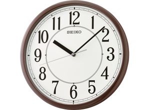 4517228837487 - Wanduhr SEIKO QXA756B braun Wanduhren Ø 305cm QuarzuhrWohnzimmerEsszimmerKücheArbeitszimmerBüro Flur
