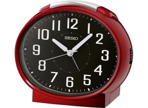 4517228841071 - Quarzwecker SEIKO rot Wecker Beleuchtung Leuchtz Schlummerfunktion Klingelalarm Geschenkidee