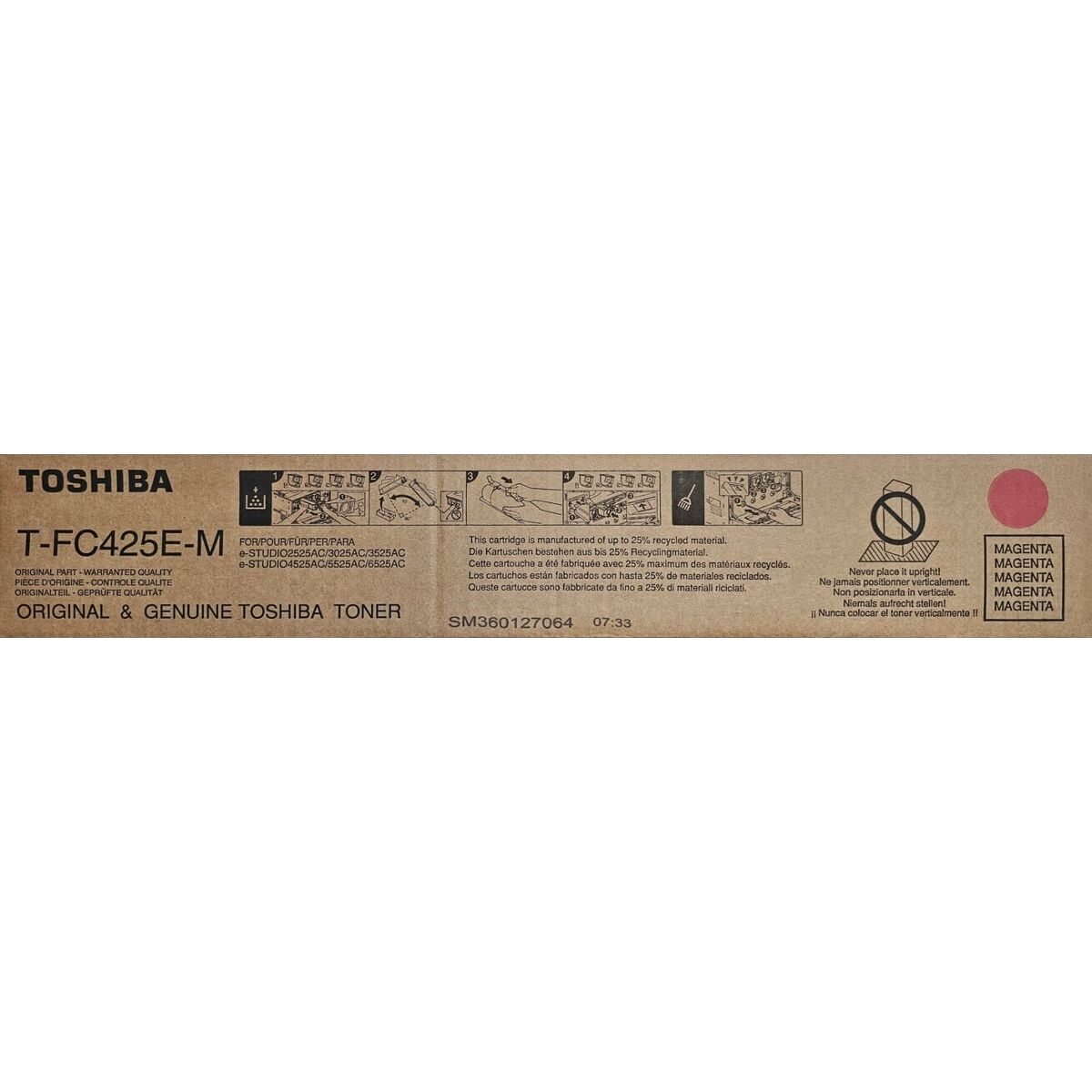 4519232188241 - Original Toner T-FC425EM e-STUDIO6525AC Series Magenta