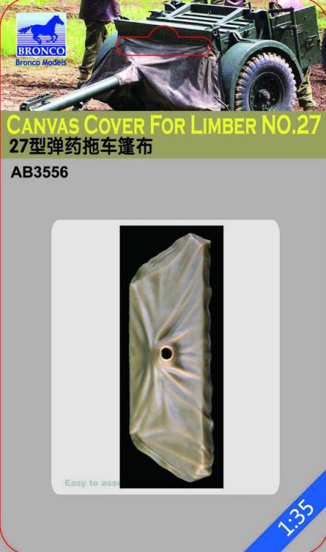 4544032691028 - Bronco Models AB3556 - 135 Canvas Cover For Limber No27