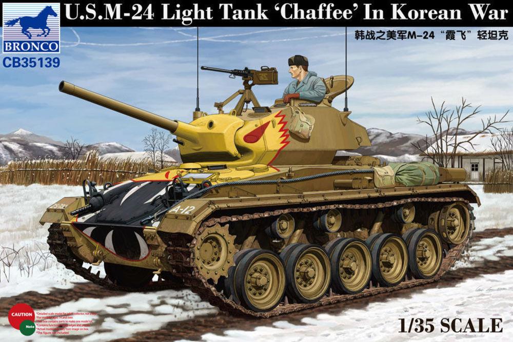 4544032699192 - Bronco Models CB35139 - 135 US Light Tank Chaffee in Korean War