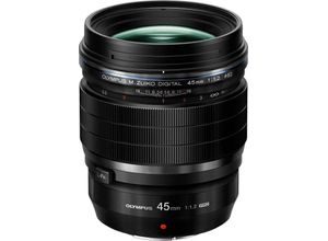 4545350051785 - OLYMPUS Teleobjektiv MZUIKO DIGITAL ED 45 mm F12 PRO Objektive passend für & OM SYSTEM MFT Kameras schwarz Teleobjektiv