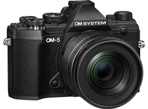 4545350053987 - OLYMPUS Systemkamera OM-5 1245 Kit Fotokameras schwarz Systemkameras