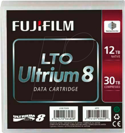 4547410364828 - FUJI LTO 8 - LTO ULTRIUM 8 Band 12 TB (30 TB) Fuji