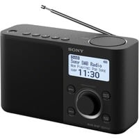 4548736056381 - XDR-S61D tragbares digitales Radio UKW DAB DAB+ Senderspeicher RDS-Funktion Wecker Batterie- und Netzbetrieb schwarz