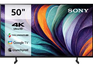 4548736150522 - G (A bis G) SONY LED-Fernseher KD-50X80L Fernseher HDR X1-Prozessor Sprachsuche BRAVIA Core ECOPACK schwarz LED Fernseher