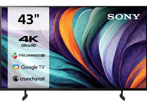 4548736150546 - F (A bis G) SONY LED-Fernseher KD-43X80L Fernseher HDR X1-Prozessor SprachsucheBRAVIACore Triluminos Pro Gaming-Menü schwarz LED Fernseher