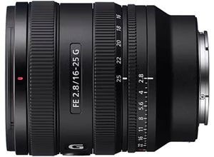 4548736156630 - SONY Zoomobjektiv SEL-1625G FE 16-25mm f28 G Objektive für APS-C & Vollformat Kameras A7-Serie A6000-Serie ZV-E-Serie schwarz Zoomobjektiv