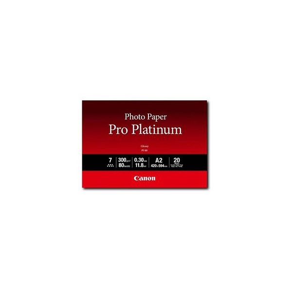 4549292041620 - Fotopapier PT-101 Pro Platinum 2768B067 A2 für Inkjet 300g weiß hochglänzend einseitig bedruckbar 4549292041620 20 Blatt