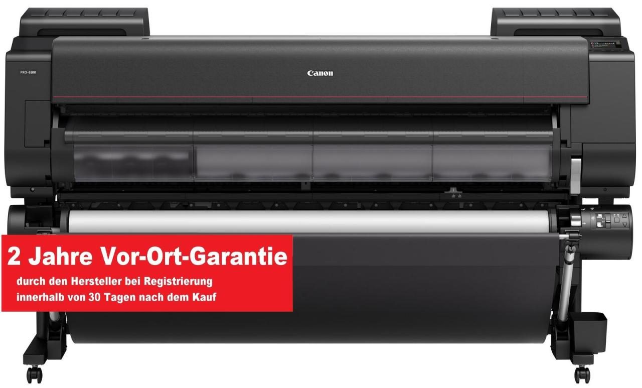 4549292147391 - Garantie 2 Jahre Vor-Ort-Service nach Registrierung --> imagePROGRAF PRO-6100 Großformatdrucker 1524 cm (60)