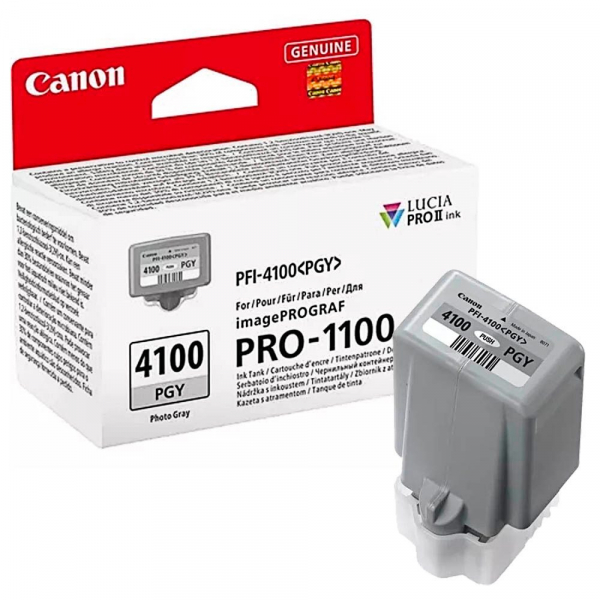 4549292238556 - PFI-4100 PGY  Fotograu Druckerpatrone 4549292238556 Canon