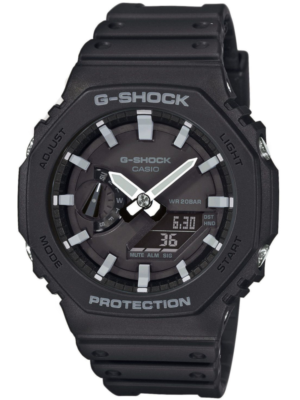 4549526241703 - Chronograph CASIO G-SHOCK GA-2100-1AER Armbanduhren schwarz Herren Quarzuhren Quarzuhr Armbanduhr Herrenuhr digital bis 20 bar wasserdicht 4549526241703 - Chronograph CASIO G-SHOCK GA-2100-1AER Armbanduhren schwarz Herren Quarzuhren Quarzuhr Armbanduhr Herrenuhr digital bis 20 bar wasserdicht
