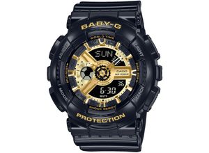 4549526325229 - Chronograph CASIO BABY-G Armbanduhren schwarz Damen Quarzuhren Quarzuhr Armbanduhr Damenuhr automatischer Kalender digital Timer