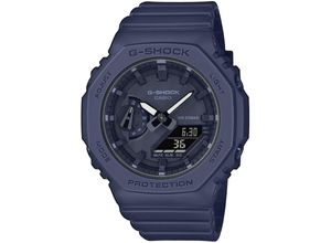 4549526340208 - Chronograph CASIO G-SHOCK GMA-S2100BA-2A1ER Armbanduhren blau Damen Quarzuhren Quarzuhr Armbanduhr Damen Herren digital bis 20 bar wasserdicht