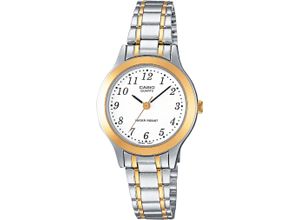 4549526340819 - Quarzuhr CASIO TIMELESS COLLECTION Armbanduhren silberfarben (edelstahlfarben goldfarben) Damen Armbanduhr Damenuhr analog