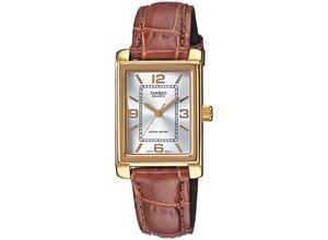 4549526340918 - Quarzuhr CASIO TIMELESS COLLECTION LTP-1234PGL-7AEG Armbanduhren braun Damen Armbanduhr Damenuhr analog