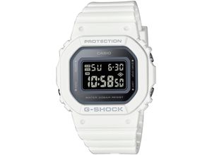 4549526345289 - Chronograph CASIO G-SHOCK GMD-S5600-7ER Armbanduhren weiß Damen Quarzuhren Quarzuhr Armbanduhr Damen Herren digital bis 20 bar wasserdicht