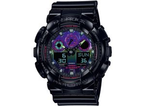 4549526346477 - Chronograph CASIO G-SHOCK Armbanduhren schwarz Herren Quarzuhren Quarzuhr Armbanduhr Herrenuhr digital bis 20 bar wasserdicht