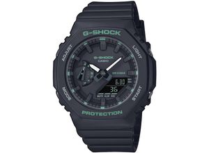 4549526349485 - Chronograph CASIO G-SHOCK GMA-S2100GA-1AER Armbanduhren schwarz Damen Quarzuhren Quarzuhr Armbanduhr Damen Herren digital bis 20 bar wasserdicht