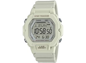 4549526352188 - Chronograph CASIO TIMELESS COLLECTION LWS-2200H-8AVEF Armbanduhren weiß Damen Quarzuhr Armbanduhr Damenuhr digital bis 10 bar wasserdicht