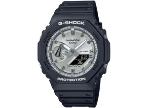 4549526358258 - Chronograph CASIO G-SHOCK GA-2100SB-1AER Armbanduhren schwarz Herren Quarzuhren Quarzuhr Armbanduhr Herrenuhr digital bis 20 bar wasserdicht