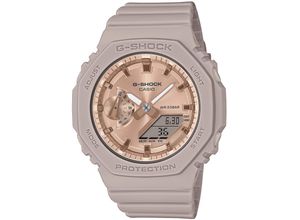 4549526359286 - Chronograph CASIO G-SHOCK GMA-S2100MD-4AER Armbanduhren rosegold (beige) Damen Quarzuhren Quarzuhr Armbanduhr Damen Herren digital bis 20 bar wasserdicht