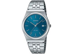 4549526360800 - Quarzuhr CASIO TIMELESS COLLECTION MTP-B145D-2A2VEF Armbanduhren silberfarben Damen Armbanduhr Herrenuhr Damenuhr analog Datum