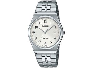 4549526360848 - Quarzuhr CASIO TIMELESS COLLECTION MTP-B145D-7BVEF Armbanduhren silberfarben Damen Armbanduhr Herrenuhr Damenuhr analog Datum