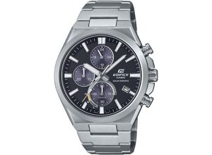 4549526364150 - Chronograph Armbanduhren silberfarben (edelstahlfarben) Herren Solaruhren Solaruhr Armbanduhr Herrenuhr bis 10 bar wasserdicht Saphirglas